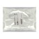 Patch hydrogel collagen for the eyes green in the shape of leaves