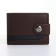 Male purse on a magnet, brown color