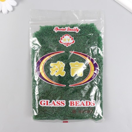 Glass beads 12/0 "grass" transparent 450 gr-2