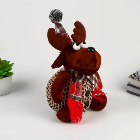 Soft toy "Deer with a scarf"-1