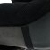 Nabbage on the front seat, velor, black, fasteners, elastic bands