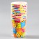 A one -time paper glass "Merry Smiley" (250 ml)