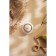 Porcelain Sugar Sl Home "Wave in Stone", 300 ml, 9.5 × 10.5 cm, white color
