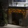 Garland "fringe" 3 × 0.5 m, IP20, transparent thread, 80 LED, yellow glow, 8 modes, 220 V