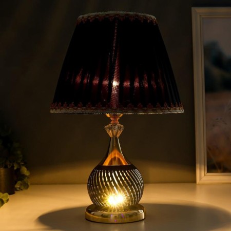 Table lamp 16434/1BK E27 40W black and gold 27.5x27.5x42 cm Risalux-2