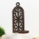 Cast iron candle for 1 candle wall "openwork" 24x10x12.5 cm