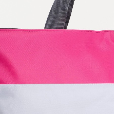 Bag beach with lightning, gray/white/pink color-3