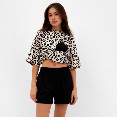 Female pajamas (T -shirt and shorts) KAFTAN "Style" p. 44-46-2