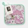 Tropical 19x19 cm, 100% cotton, sarzha, gut 250 g/m2