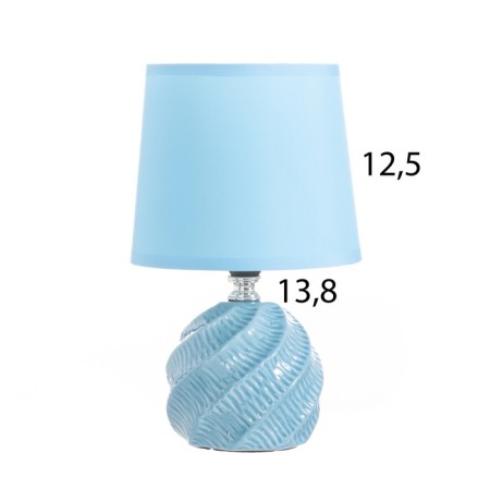 Table lamp "Alvaro" 1x40W E14 blue 14.5x14.5x24cm-5