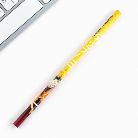 Pencil is a simple black -granographic without an eraser "Anime boy"-2