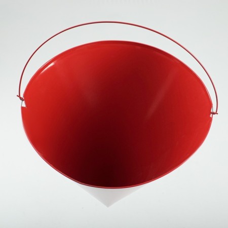 Firefighter, conical, galvanized bucket, 7 l-1