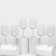 Set of glass glasses "Giselle", 560 ml, 6 pcs