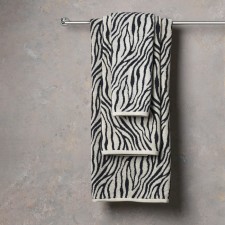 Terry towel Martin, size 100x150 cm, black color