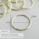 Ring for creativity (for photo albums) "gold" int. D = 4.5 cm of external. D = 5 cm