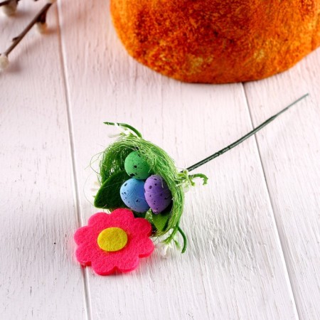 Decor on the stick "Nest" mix-3