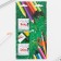Magnetic bookmarks on a book for the graduation “graduate” 3 pieces