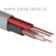 CCTV Cable Proconnect KVK-V-2, 2x0.75mm², CCA, 200 m, gray, 01-4108