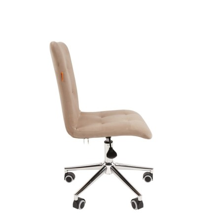 Office chair "Chairman" 030 chrome, without armrests, beige-2