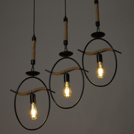 Lamp Bayerlux "Kiott" 3he27 black 28x10x63cm-3