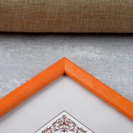 Photo frame Pine C14 21x30 cm, 069 Orange (plastic screen)-3