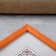 Photo frame Pine C14 21x30 cm, 069 Orange (plastic screen)
