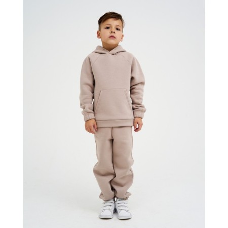 Children's costume with the basis (sweatshirt, trousers) KAFTAN "Basic Line" R.36 (134-140), beige-1