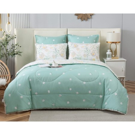 Set duet: blanket-2 pcs, sheets, pillowcases 50x70 cm-2 pcs, 70x70 cm-2 pcs-2