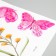 Sticker Plastic Interior 3D "Pink Peions" 50x35 cm