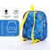Baby backpack on a zipper, cornflower color