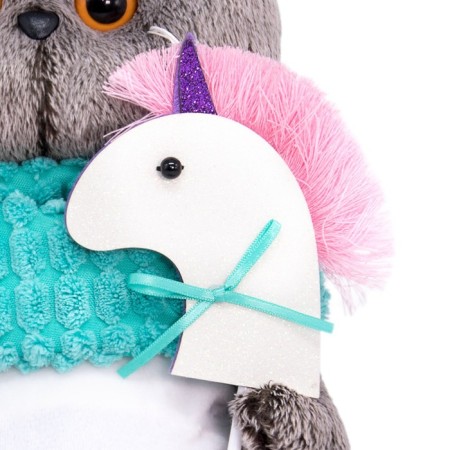 Soft toy "Basik with a unicorn", 19 cm-3