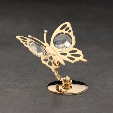 Souvenir "Butterfly", on a stand, with crystals