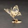 Souvenir "Butterfly", on a stand, with crystals