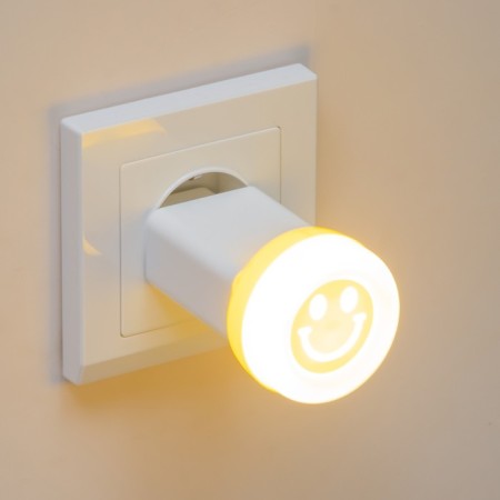 Nightlight "Smile" LED 1W USB yellow 5x5x5 cm Risalux-4
