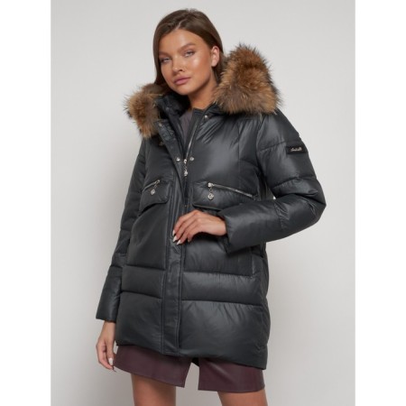 Winter jacket, size 46, dark gray color-22