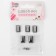 Tips for lightning, 11 mm, 15 × 11 × 6 mm, 5 pcs, Nickel color