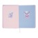 Notebook Gift Book 96l, line, color cut, PVC cover 3D Bear (17.7x12.4cm)