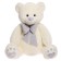 Soft toy "Bear Pierre with a bow", Latte color, 130 cm