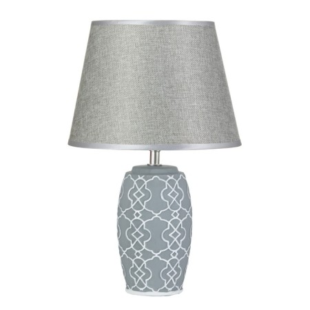 Camila table lamp E14 40W gray-white 22x22x35 cm Risalux-5