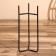 Kashpo on the stand "SLIMO" metal (set 2 pcs), diameter 24 and 19 cm