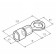 Ring Tutor isolated Ø 5.3 mm 1.5-2.5 mm² (NKI 2.5-5/NKI2-5) Blue Rexant