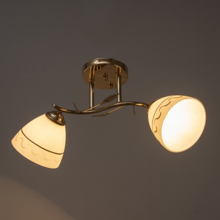 Akvil chandelier 2he27 40W gold 48x26 cm-2