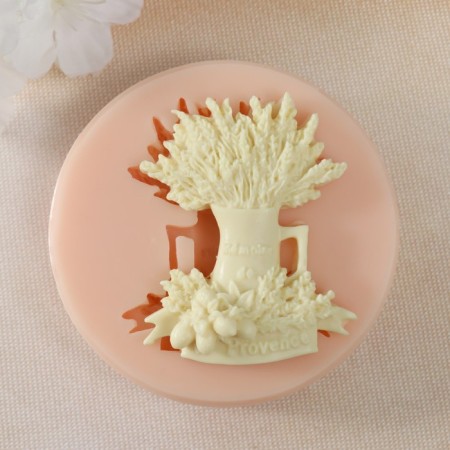 Mold Silicon "Lavender" 5.7x4.6x1.4 cm