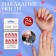 Love overhead nails, 24 pcs, with adhesive plates, almond shape, pink/red color