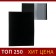 Folder with 10 A4 inserts, 500 μm, calligrata, texture "Sand", black