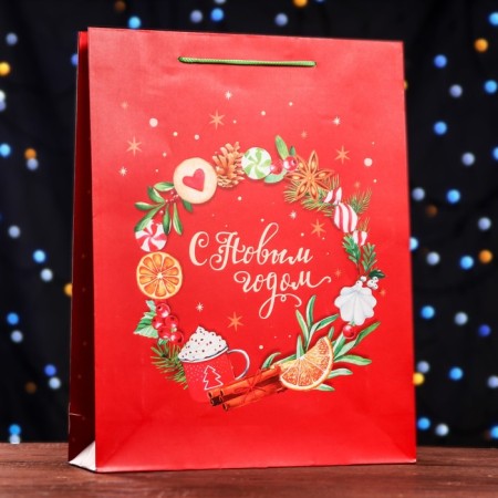 Gift package "Happy New Year", 33 x 42.5 x 10 cm-2