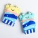 Mitten Mittle "Krabik", on Velcro, Mix color, crumb I
