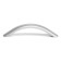 Frill handle RS110, m/o 96 mm, matte chromium color