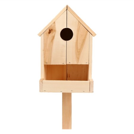 Birdland, 20 × 25 × 39 cm, with a bird feeder, Greengo-8