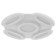 Lamp with PDU 1584/5 LED 200W Dimmer White D.50 cm BayerLux